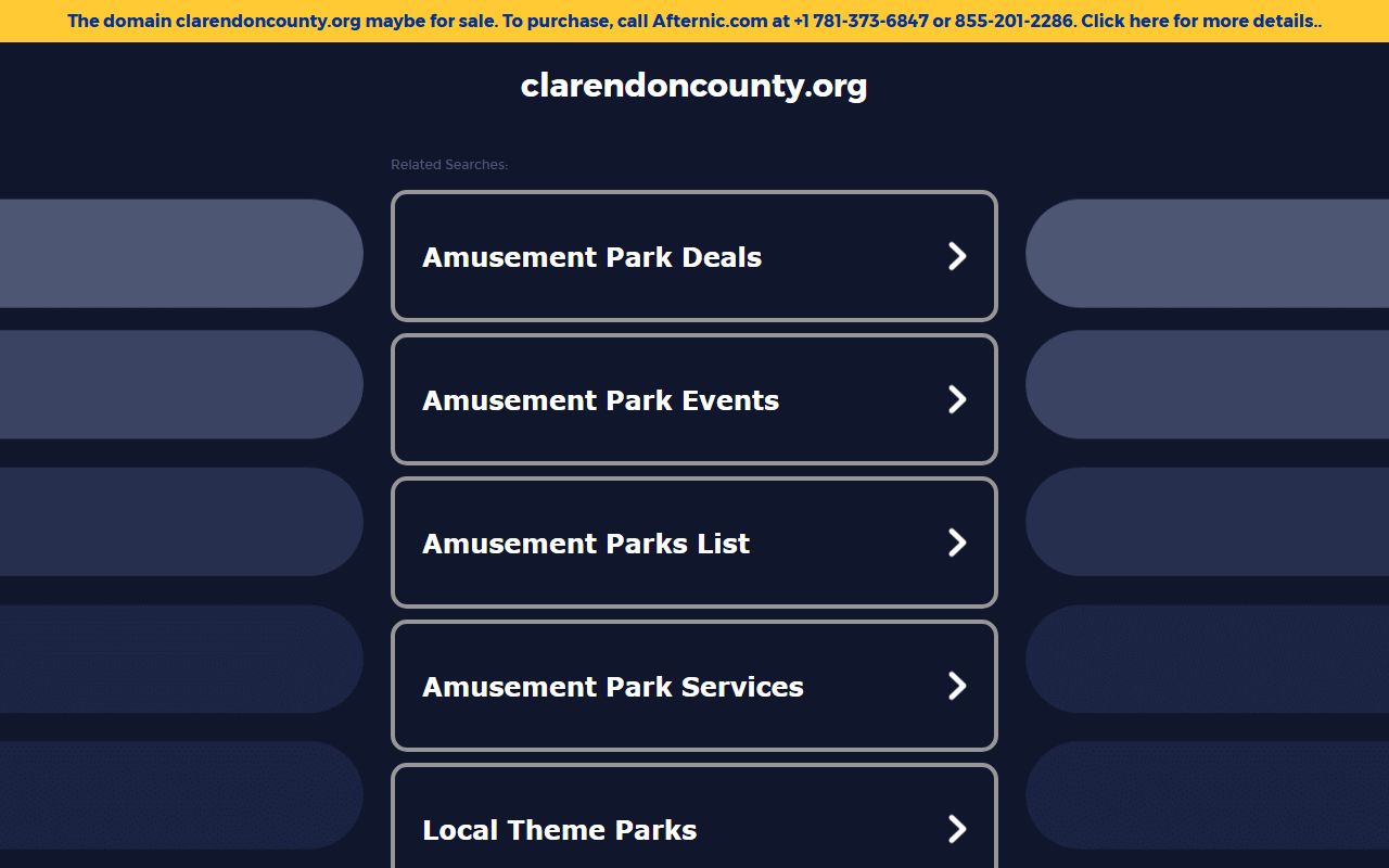 Clarendon County Sheriff Office website for arrest records