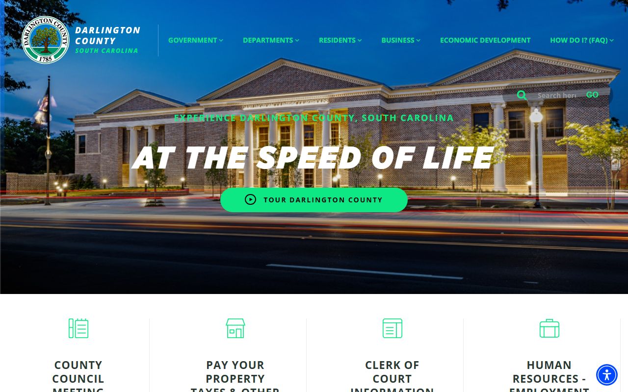 Darlington County Sheriff Office website for arrest records